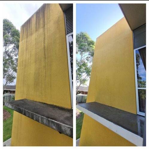 wall soft washing